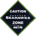 NFL Caution Sign Wall Plaque