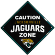 Jacksonville Jaguars Caution Wall Sign Plaque