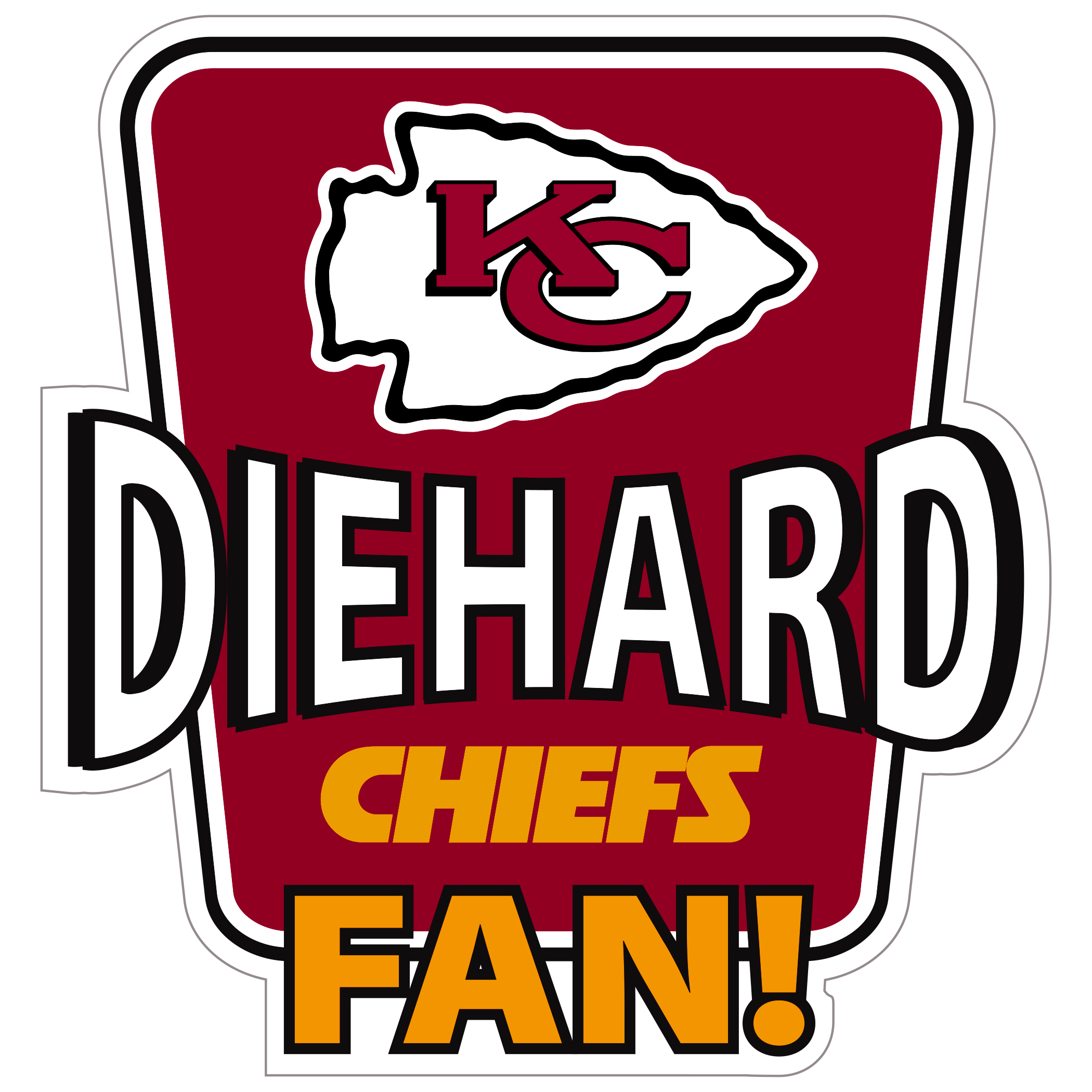 Die-Hard Fan Auto Decal
