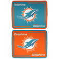 Miami Dolphins Microfiber Drying Mat, 2pk