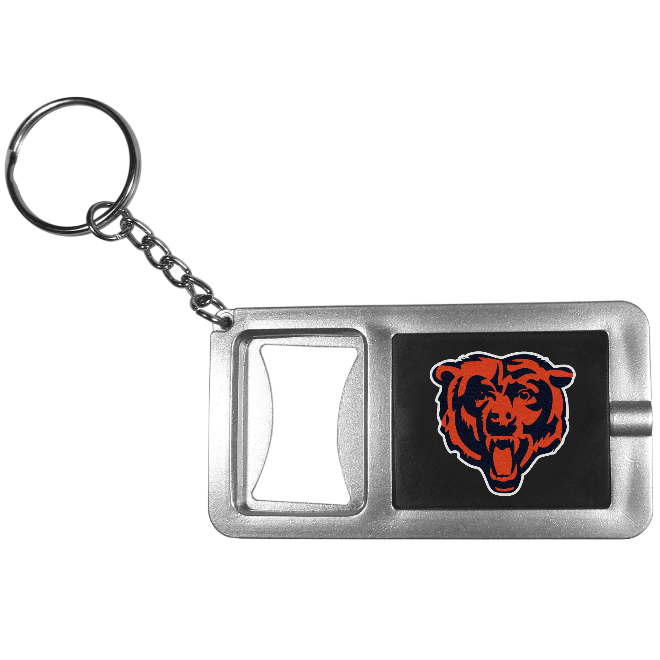 Chicago Bears Flashlight Key Chain with Bottle Opener    