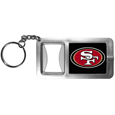 San Francisco 49ers Flashlight Key Chain with Bottle Opener