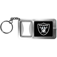 Las Vegas Raiders Flashlight Key Chain with Bottle Opener