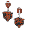 Chicago Bears Football Stud Earrings