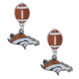 Denver Broncos Football Stud Earrings