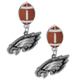 Philadelphia Eagles Football Stud Earrings