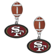 San Francisco 49ers Football Stud Earrings