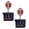 New York Giants Football Stud Earrings