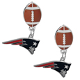 New England Patriots Football Stud Earrings
