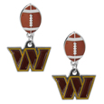 Washington Commanders Football Stud Earrings