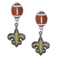 New Orleans Saints Football Stud Earrings