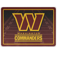 Washington Commanders Glass Cutting Board