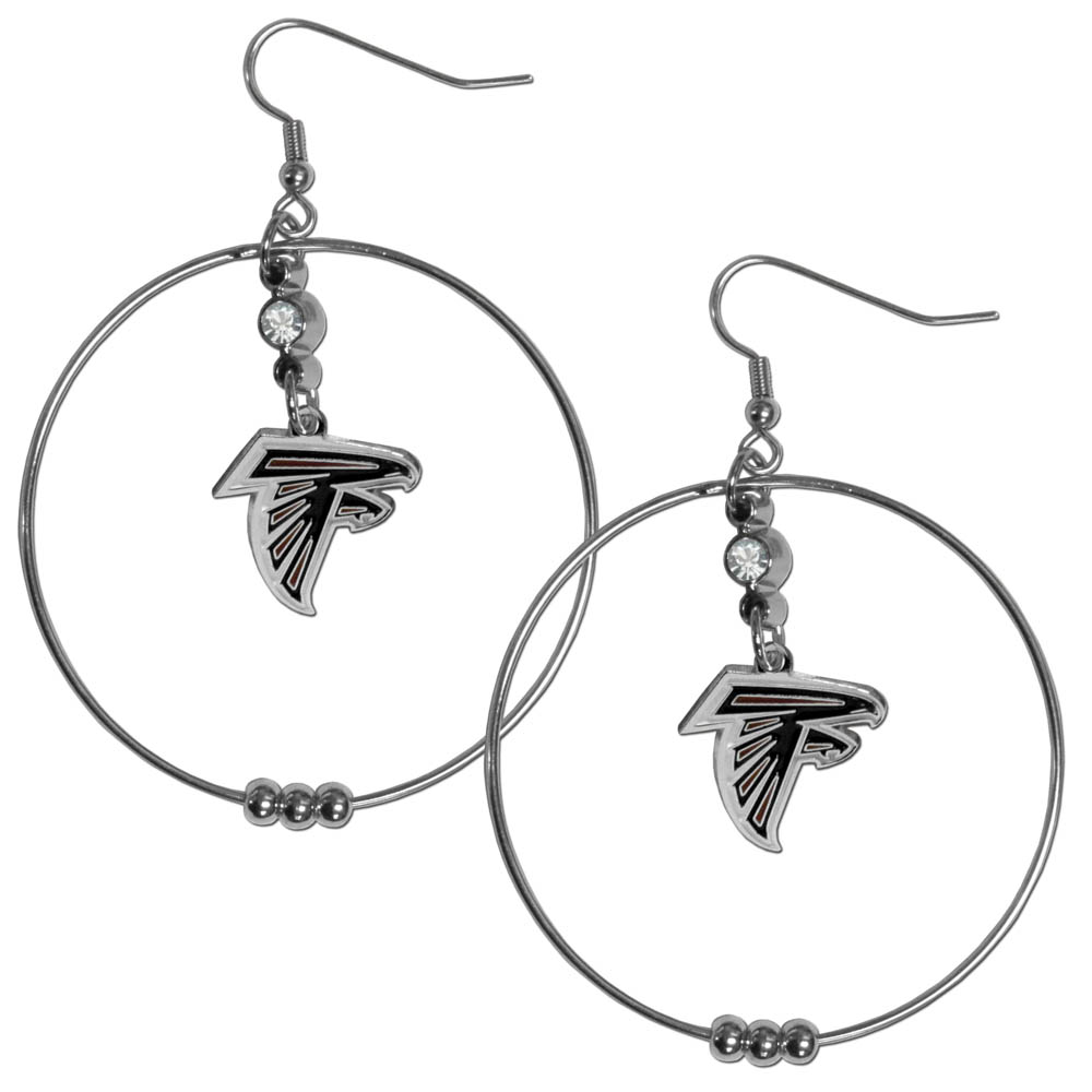サイズ交換対象外 Siskiyou Sports FHE070 Atlanta Falcons Hoop Earrings 並行輸入品 通販 