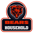Chicago Bears Household Auto Decal