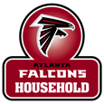 Atlanta Falcons Household Auto Decal
