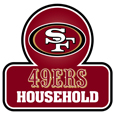 San Francisco 49ers Household Auto Decal