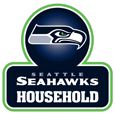 Seattle Seahawks Household Auto Decal