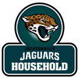 Jacksonville Jaguars Household Auto Decal