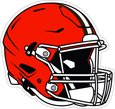 Cleveland Browns Helmet Auto Decal