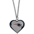 New England Patriots Heart Necklace