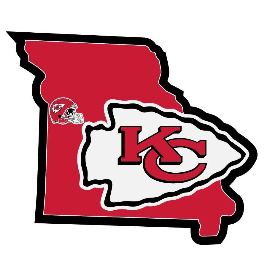 Kansas City Chiefs Home State Decal    