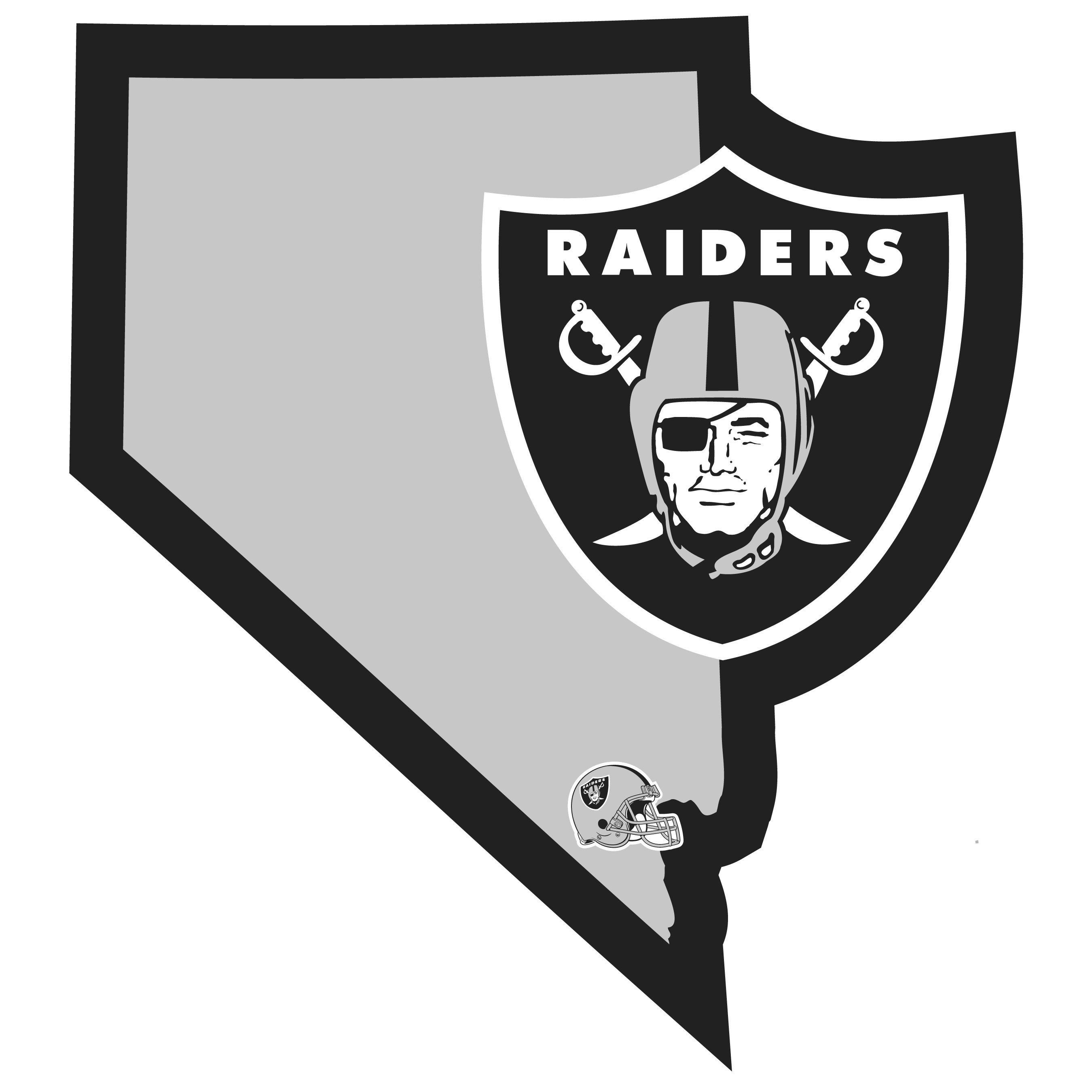 Las Vegas Raiders Home State Decal    