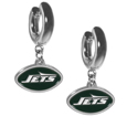 New York Jets Huggie Hoop Earrings