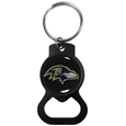 Baltimore Ravens Bottle Opener Key Chain, Black
