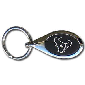 Houston Texans Etched Key Chain    