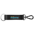 Miami Dolphins Black Strap Key Chain