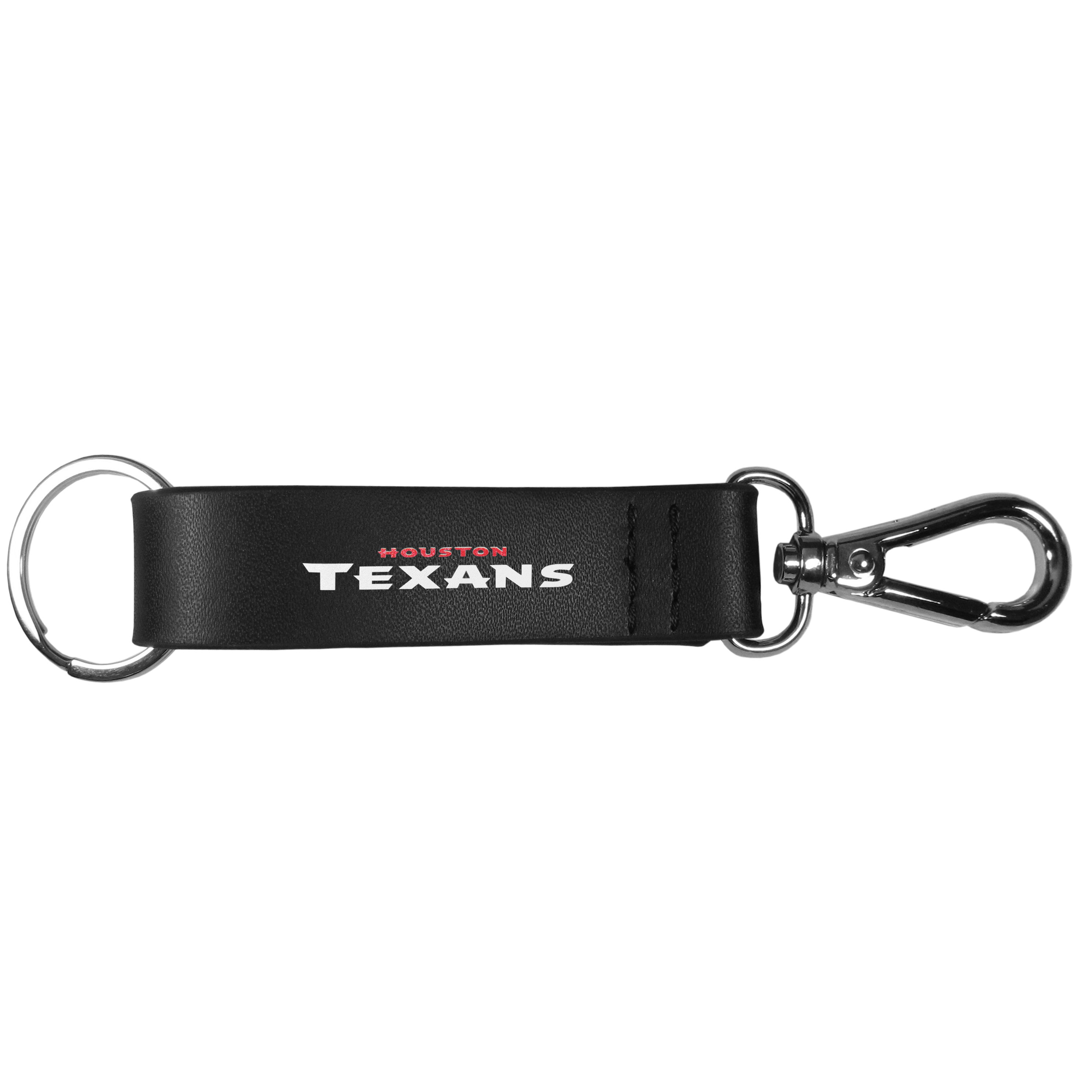 Houston Texans Black Strap Key Chain    