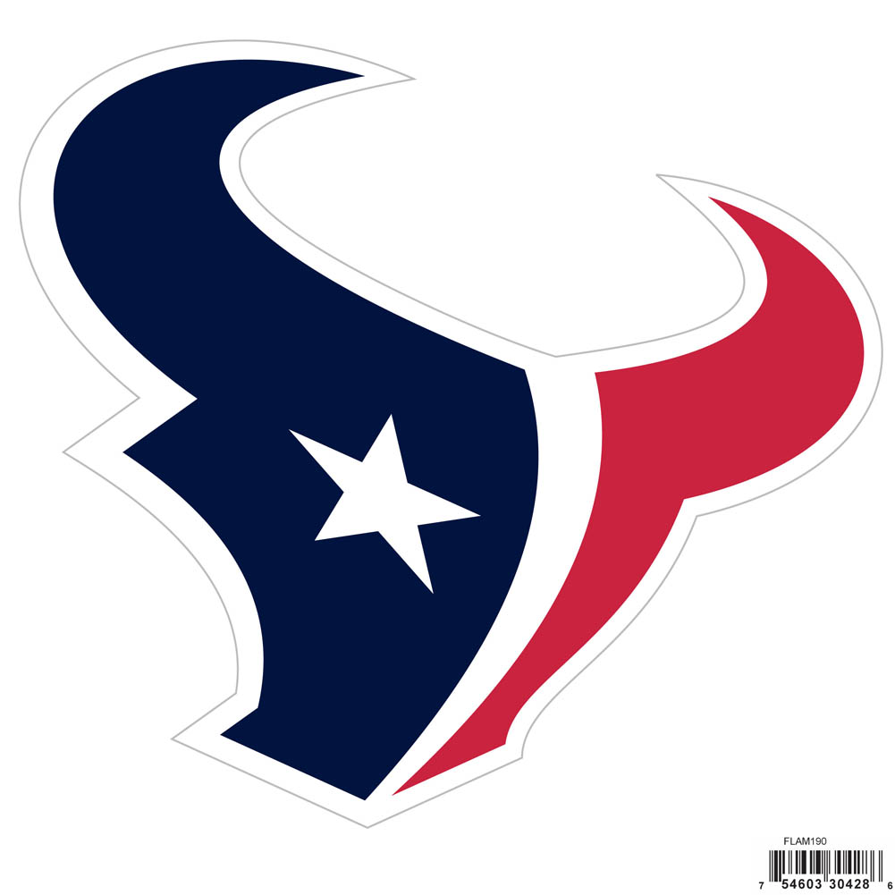 Houston Texans 8 inch Logo Magnets    