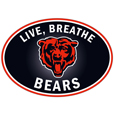 Chicago Bears Live-Breath Auto Decal