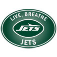New York Jets Live-Breath Auto Decal