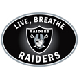 Las Vegas Raiders Live-Breath Auto Decal
