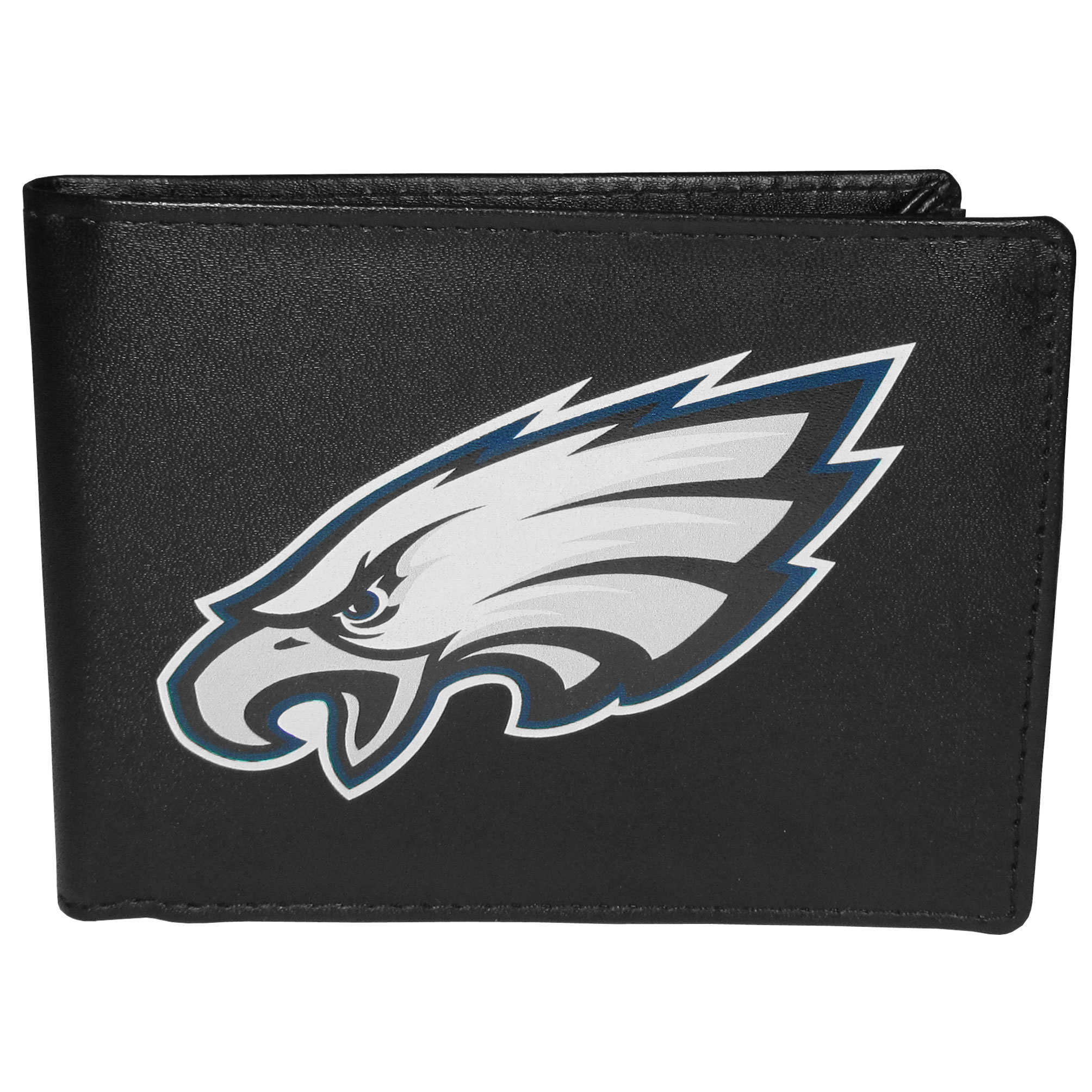 Philadelphia Eagles Leather Bi-fold Wallet, Large Logo    