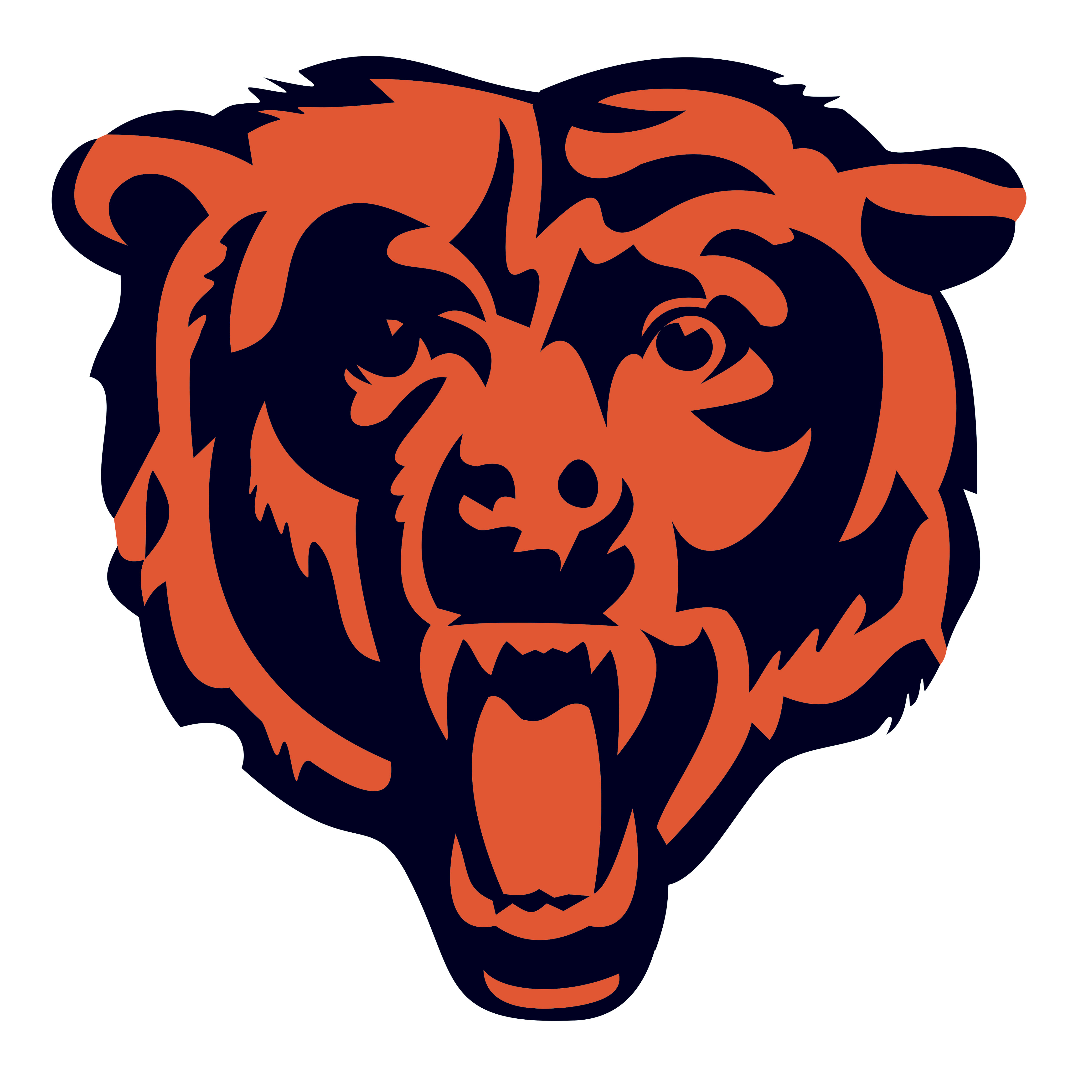 Chicago Bears 8 inch Auto Decal    