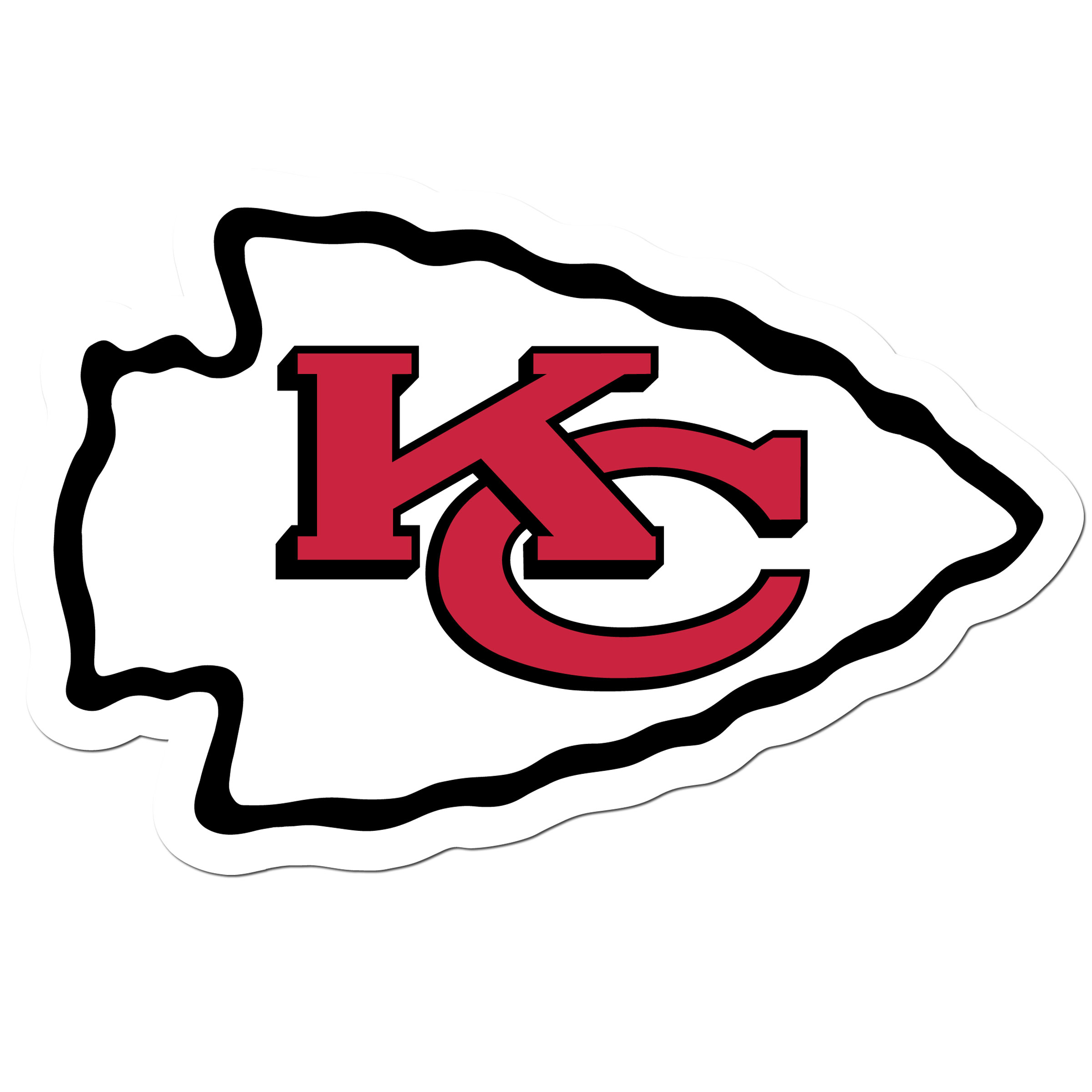 Kansas City Chiefs 8 inch Auto Decal    