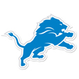 Detroit Lions 8 inch Auto Decal