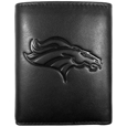 Embossed Logo Tri-fold Wallets