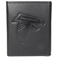 Atlanta Falcons Embossed Leather Tri-fold Wallet