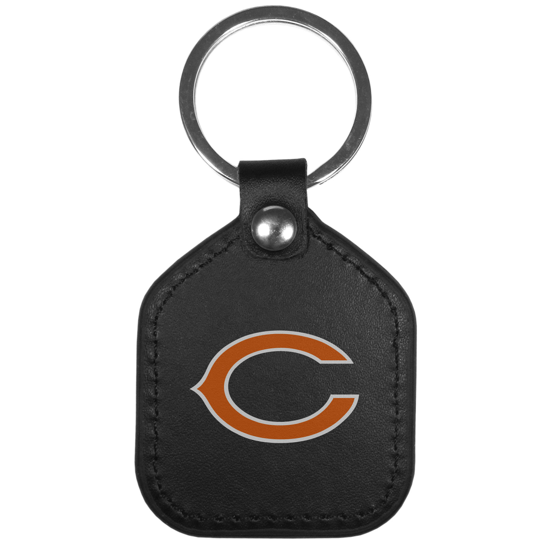 Chicago Bears Leather Square Key Chains    