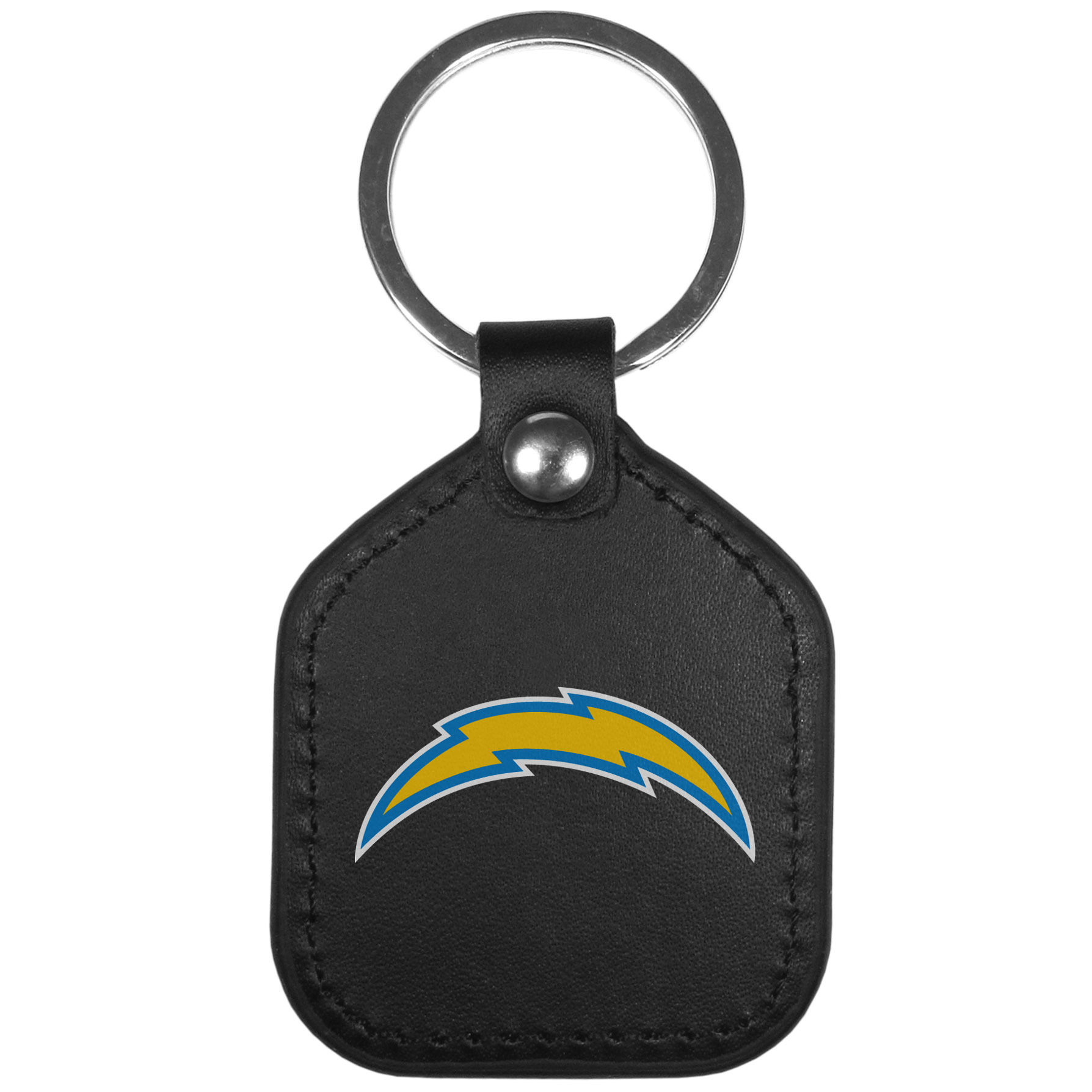 Los Angeles Chargers Leather Square Key Chains    