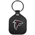 Atlanta Falcons Leather Square Key Chains