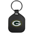 Green Bay Packers Leather Square Key Chains