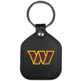 Washington Commanders Leather Square Key Chains