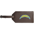 Los Angeles Chargers Leather Luggage Strap