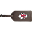 Kansas City Chiefs Leather Luggage Strap