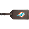 Miami Dolphins Leather Luggage Strap
