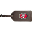 San Francisco 49ers Leather Luggage Strap